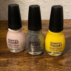 Sinful Colors Nail Polish Trio